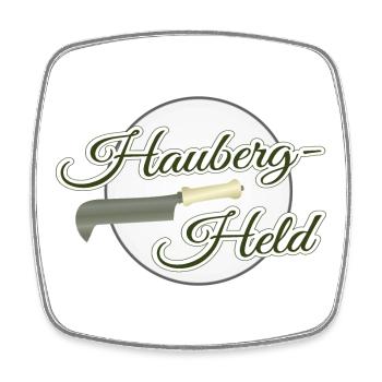 Held des Haubergs Wald Ranger Hauberg Knipp Gnibb - Viereckiger Kühlschrankmagnet - Weiß - Vorne