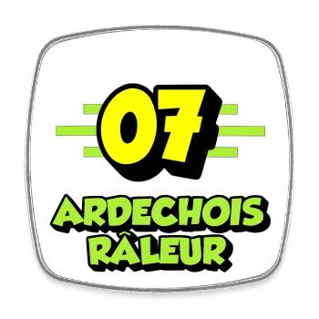 Complaining Ardèche - Square fridge magnet - white - Front