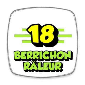 Complaining Berrichon - Square fridge magnet - white - Front