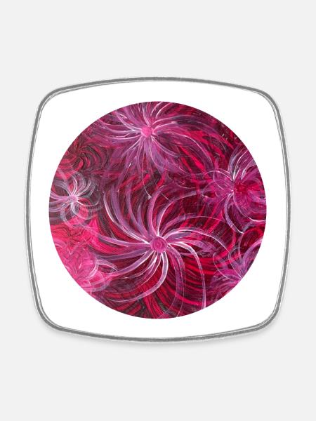 Fridge magnets & accessories by Martina Eßer - Square fridge magnet - white
