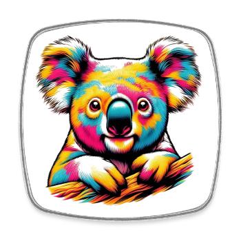 Koala - Square fridge magnet - white - Front