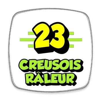 Klagende Creuse - Viereckiger Kühlschrankmagnet - Weiß - Vorne