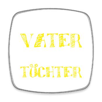 Du bist ein stolzer Vater wundervoller Töchter Dad - Viereckiger Kühlschrankmagnet - Weiß - Vorne