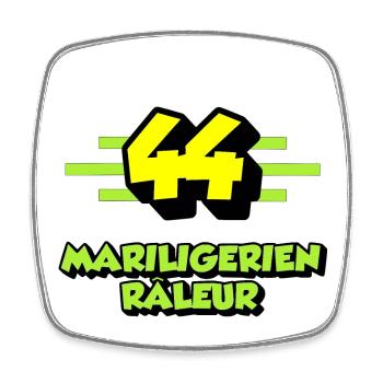 Mariligérien râleur - Magnet carré - blanc - Devant