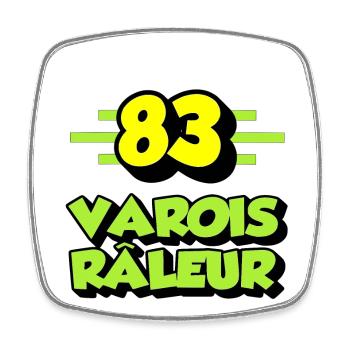 Complaining Var - Square fridge magnet - white - Front