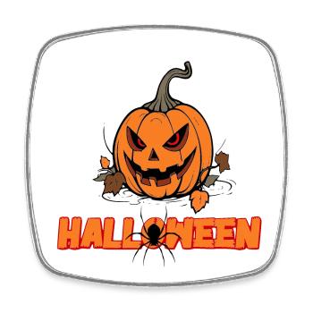 Halloween - Square fridge magnet - white - Front