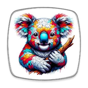 Koala - Square fridge magnet - white - Front