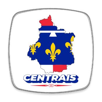 Centrais - Magnet carré - blanc - Devant
