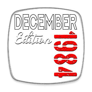 42nd BIRTHDAY DECEMBER 1984 - Square fridge magnet - white - Front