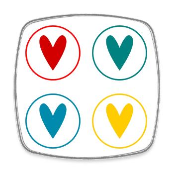 LIEBE. PAAR. GERADE VERHEIRATET. Junggesellinnenabschied. VALENTINSTAG. - Viereckiger Kühlschrankmagnet - Weiß - Vorne