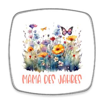 Mama des Jahres! - Viereckiger Kühlschrankmagnet - Weiß - Vorne