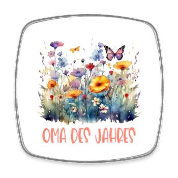 Oma des Jahres! - Viereckiger Kühlschrankmagnet - Weiß - Vorne