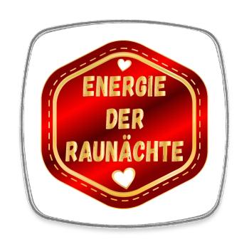 ENERGIE DER RAUNÄCHTE - Viereckiger Kühlschrankmagnet - Weiß - Vorne