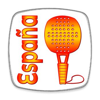 Spain Padel Tennis - Square fridge magnet - white - Front