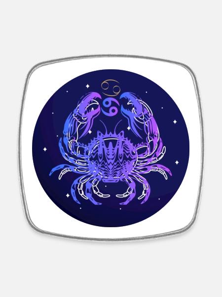 Créativité étoilée du cancer - Magnet carré - blanc