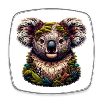 Koala - Square fridge magnet - white - Front