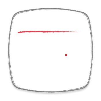 Les originaux innovent. Les copies imitent. [Blanc] - Magnet carré - blanc - Devant