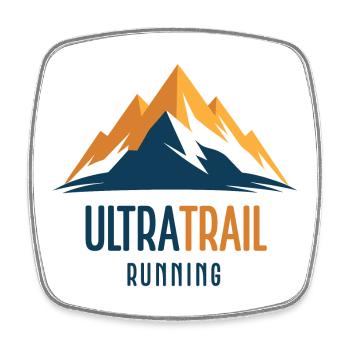 Ultra Trail Running - Square fridge magnet - white - Front