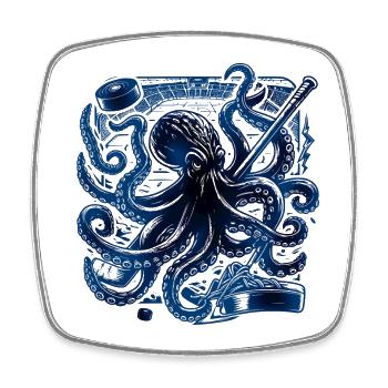 eishockey puck tor Kraake eisbären Kanada Hockey  - Square fridge magnet - white - Front