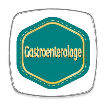 Innere Medizin Facharzt Gastroenterologe - Viereckiger Kühlschrankmagnet - Weiß - Vorne