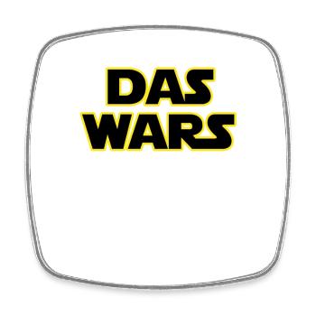 Das wars - Möge die 40 mit mir sein - Viereckiger Kühlschrankmagnet - Weiß - Vorne