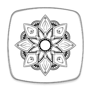 spirit of life - Magnet carré - blanc - Devant