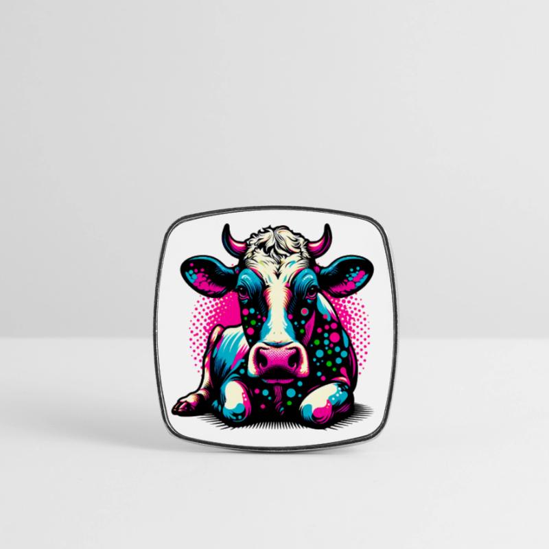 Vache Magnet carré