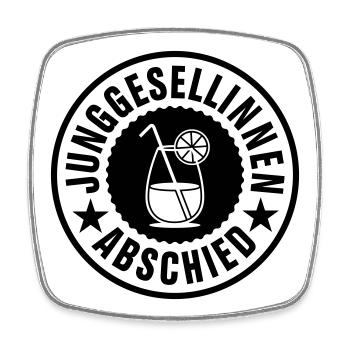 Junggesellinnen Abschied Cocktail - Viereckiger Kühlschrankmagnet - Weiß - Vorne