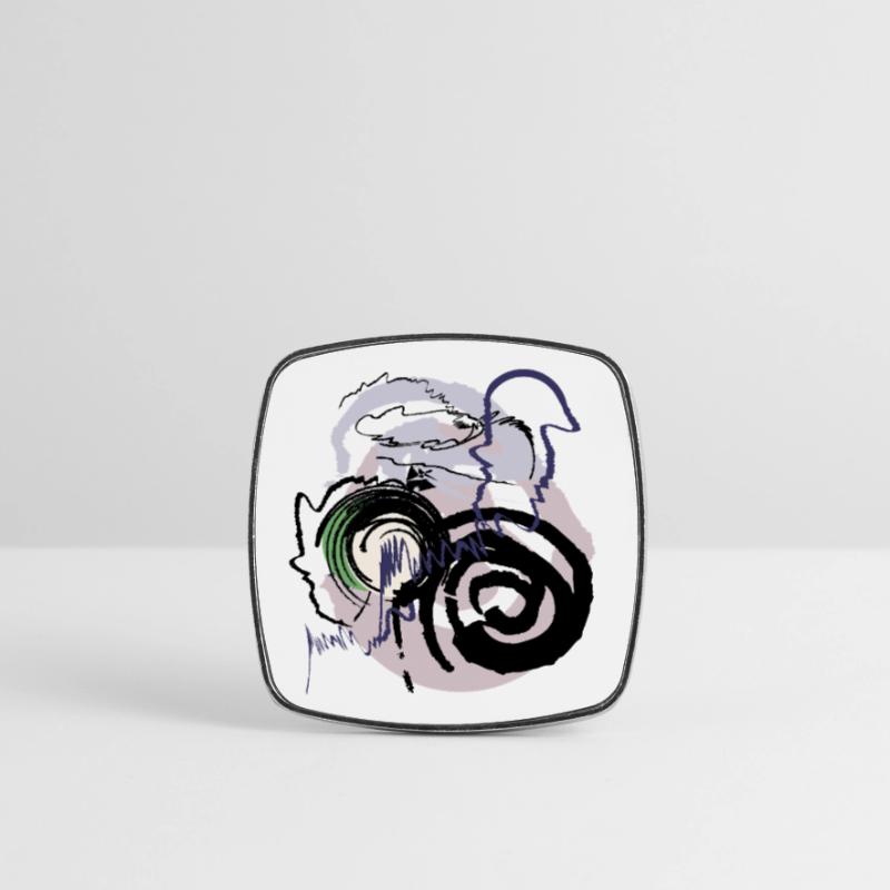 Abstract pattern Square fridge magnet