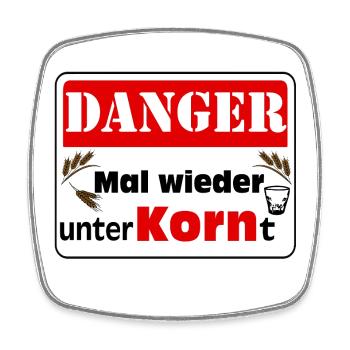Korn , Party , Weizenkorn , Unterkornt - Viereckiger Kühlschrankmagnet - Weiß - Vorne