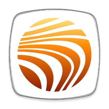 Pattern Orange Gradient - Square fridge magnet - white - Front