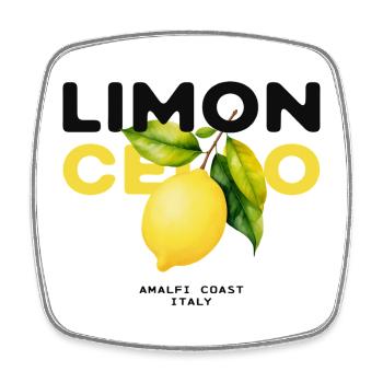 Limoncello Citrons Amalfi Italie Été - Magnet carré - blanc - Devant