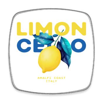 Limoncello Citrons Amalfi Italie Été - Magnet carré - blanc - Devant