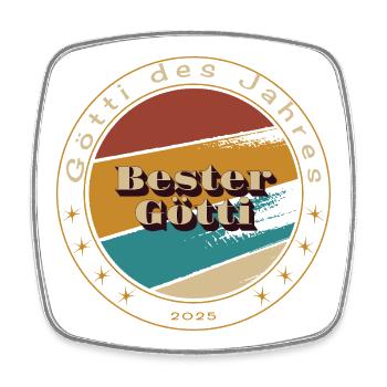 Best godfather - Square fridge magnet - white - Front