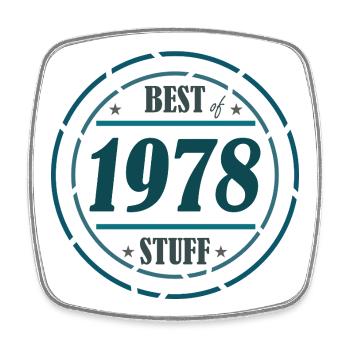 Le meilleur de 1978 ! - Magnet carré - blanc - Devant