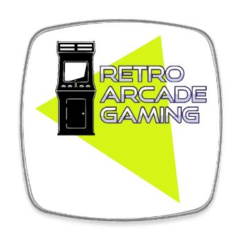 Retro-Arcade-Spiele - Viereckiger Kühlschrankmagnet - Weiß - Vorne