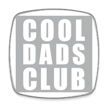 Cool Dads Club – Mitgliedschaft auf Lebenszeit - Viereckiger Kühlschrankmagnet - Weiß - Vorne