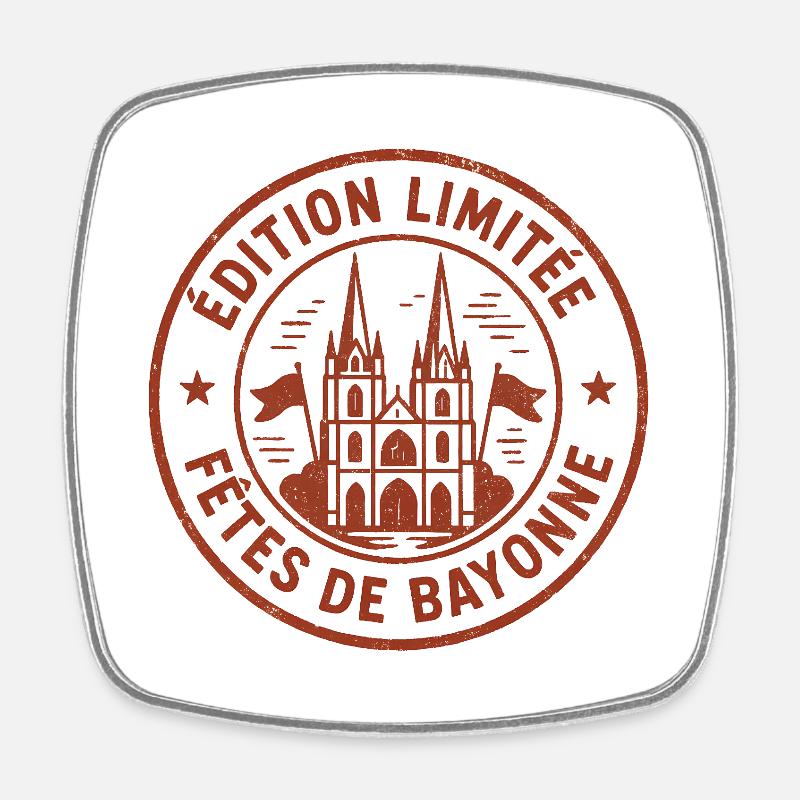Fêtes de Bayonne édition limitée - Magnet carré - blanc