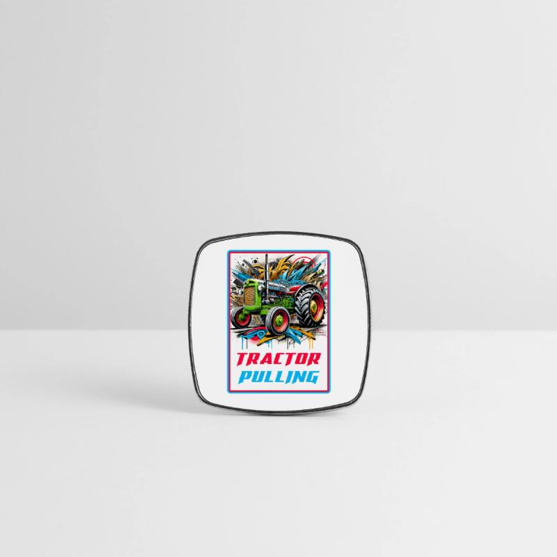 Square fridge magnet