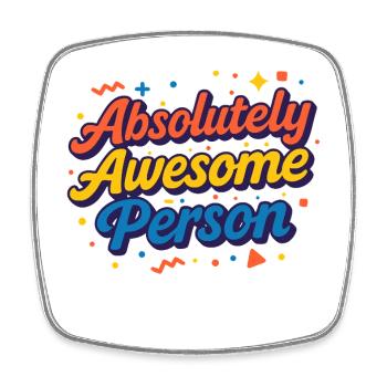 Vibrant Celebration of Individuality - Square fridge magnet - white - Front