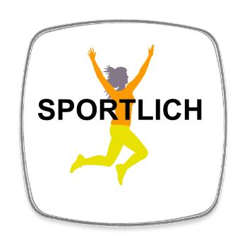 Athletic Vivid Bounce Illustration - Square fridge magnet - white - Front