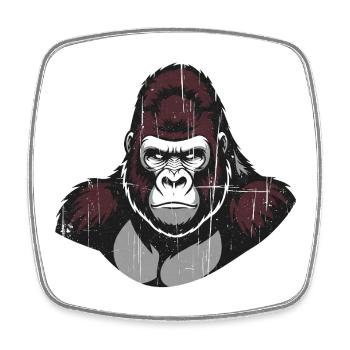 Ape - Viereckiger Kühlschrankmagnet - Weiß - Vorne