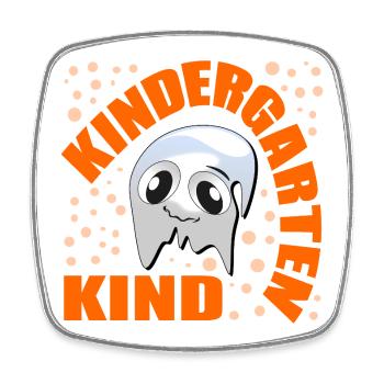 KINDERGARTENKIND HALLOWEEN GESPENSTER - Viereckiger Kühlschrankmagnet - Weiß - Vorne