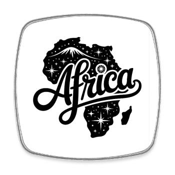 Afrika - Souvenir-Design - Viereckiger Kühlschrankmagnet - Weiß - Vorne
