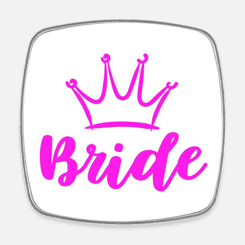 Bride Design for Bachelorette Party Bachelorette Party - Square fridge magnet - white