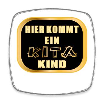 KITAKIND DAYCARE CENTER TODDLERS - Square fridge magnet - white - Front