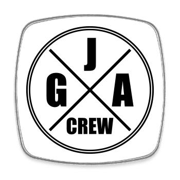 Jga Crew Junggesellenabschied - Viereckiger Kühlschrankmagnet - Weiß - Vorne