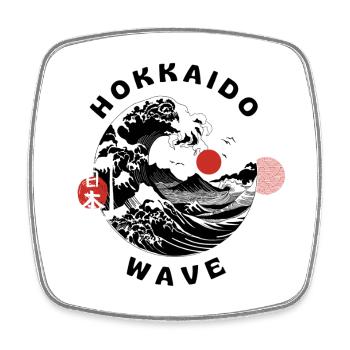 Japan Hokkaido - Square fridge magnet - white - Front