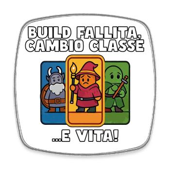 Multiclass Survival - Square fridge magnet - white - Front