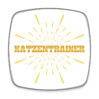 Job Dresseur de chats - Magnet carré - blanc - Devant